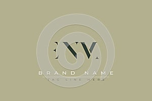 ENM abstract letter logo design