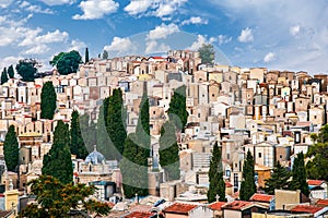 Enna`s cemetery in Sicily, Italy.