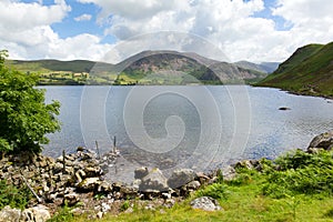 Ennerdale Water Lake District National Park Cumbria England uk