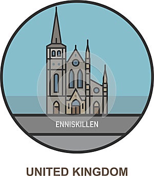 Enniskillen. Cities and towns in United Kingdom photo