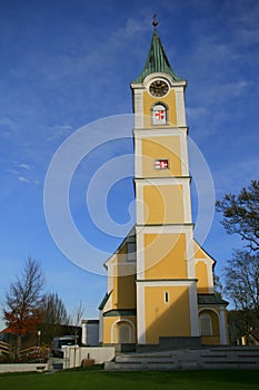 Enns at dusk, Austria