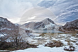 Enol lake in Picos de Europa