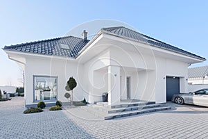 Enormous modern villa photo