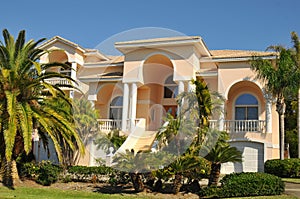 Enormous neo mediterranean home photo