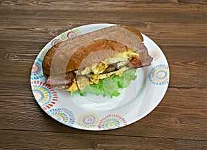 Enormous Omelet Sandwich