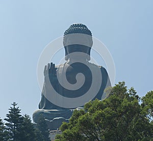 The enormous Tian Tan Buddha at Po Lin Monastery