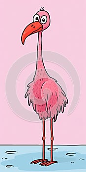 Enraged Flamingo: A Cartoon Absurdist Installation By Allie Brosh