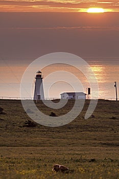 EnragÃÂ©e Point Lighthouse - Nova Scotia, Canada
