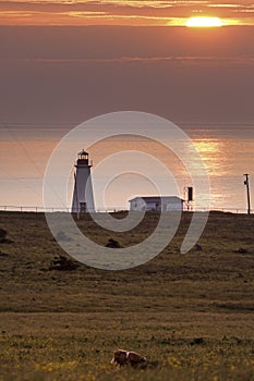 EnragÃ©e Point Lighthouse - Nova Scotia, Canada