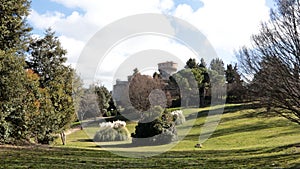 The Enrico Fiumi Park and the Medici Fortress, now used as a state prison.