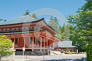 Enryakuji Temple in Otsu, Shiga, Japan. It is part of the UNESCO World Heritage Site - Historic