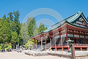 Enryakuji Temple in Otsu, Shiga, Japan. It is part of the UNESCO World Heritage Site - Historic