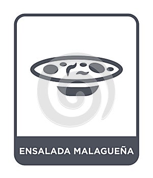 ensalada malaguena icon in trendy design style. ensalada malaguena icon isolated on white background. ensalada malaguena vector