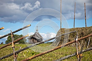 Ensemble of Kizhi Pogost and objects of wooden architecture.