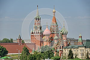 Ensemble of Spasskaya Tower and St. Basilâ€™s Cathedral