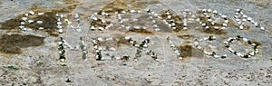 Ensenada Mexico Stone Sign