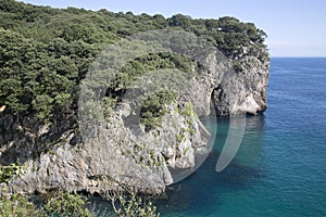 Ensenado de Moral Cliffs, Austurias