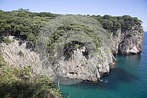 Ensenado de Moral Cliffs, Austurias