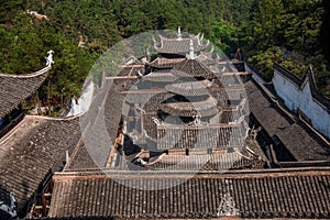 Enshi toast toast Imperial City Nine into Hall buildings