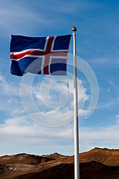 Ensign of Iceland photo