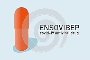 ensovibep oral capsules - concept covid 19 antiviral drug.