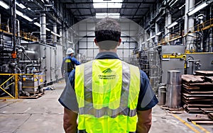 Ensuring Worker Safety A Comprehensive Industrial Visit with Safety Gear and Protocols