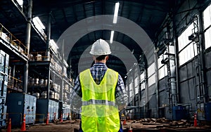 Ensuring Worker Safety A Comprehensive Industrial Visit with Safety Gear and Protocols