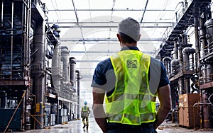 Ensuring Worker Safety A Comprehensive Industrial Visit with Safety Gear and Protocols