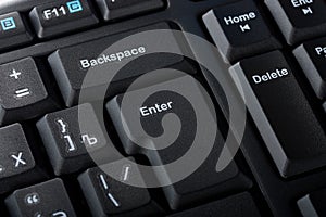 Enter Backspace Delete