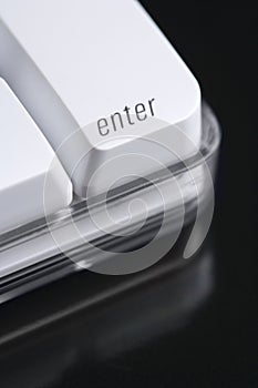 Enter Button on Computer Keyboard