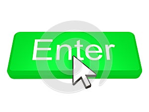 Enter button with cursor