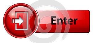 Enter icon, button