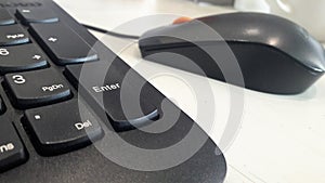 Enter pad selective and blured numer pad on keyboard pad