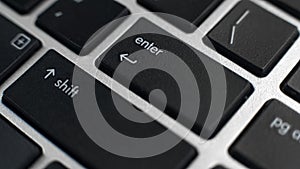 Enter and shift buttons on keyboard, text editing combination, insert line break