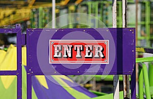 Enter sign