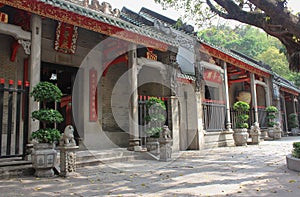 Enter to Lin Fung Temple (Temple of Lotus) in Macau