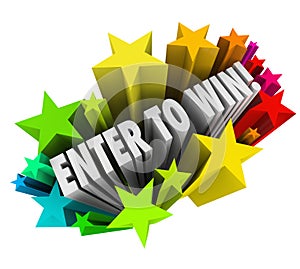 Enter To Win Stars Fireworks Contest Raffle Entry Jackpot