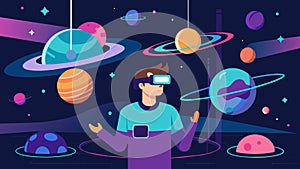 Enter a virtual universe where data shapes your reality immersing you in a truly unique and unforgettable experience photo