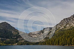 Entering Emerald Bay in Lake Tahoe