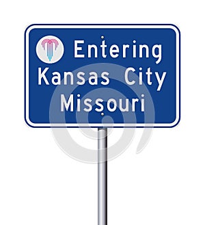 Entering Kansas City Missouri road sign