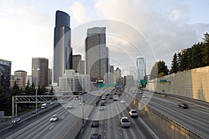 Entering Seattle from I 5 photo