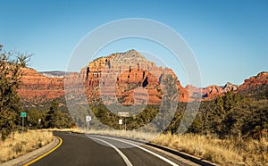 Entering Sedona, Arizona