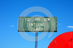 Entering zambia photo
