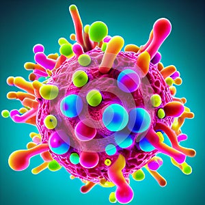 Enterovirus D68,  virus linked with a rare neurologic complication, viral infection photo