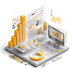 Enterprise Business Data Visualization Graph