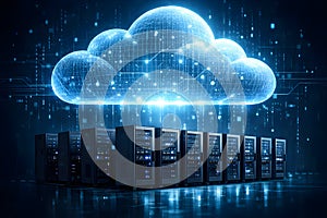 Enterprise Cloud Computing Infrastructure With Secure Data Servers And Digital Network System