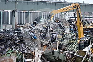 Enterprise for collection and recycling of scrap metal photo