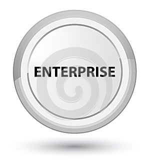 Enterprise prime white round button