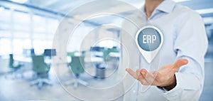 Enterprise resource planning ERP photo