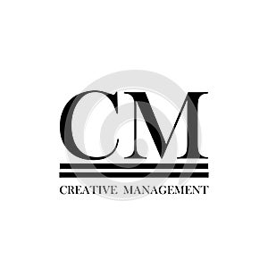 Entertaiment or management logo design